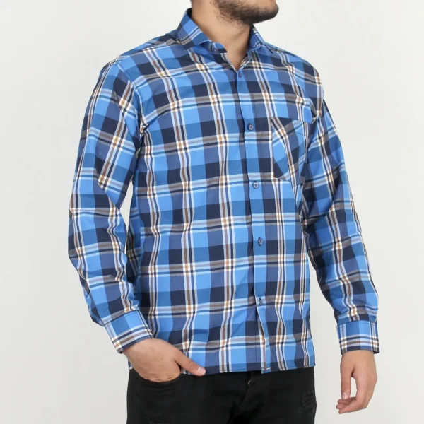 پیراهن 4 خانه مردانه سفیر