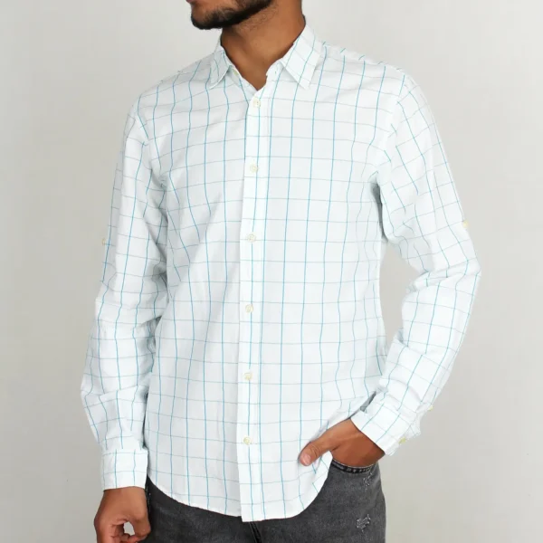 پیراهن مردانه طرح چهار خانه کد 3