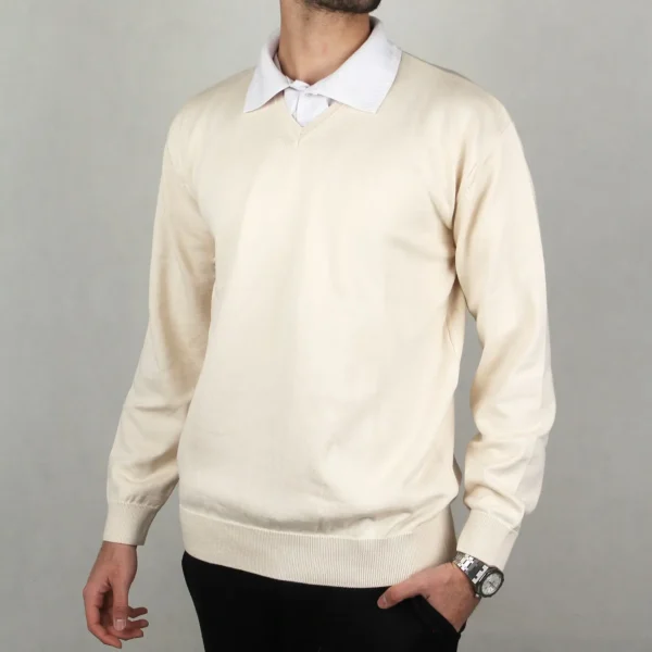 بافت پاییزه مردانه یقه هفت silvana