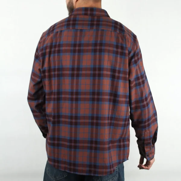 پیراهن مردانه از برند پری الایس در طرح چهار خانه قهوه ای